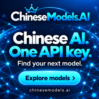 Chinese Models: Chinese AI. One API key.